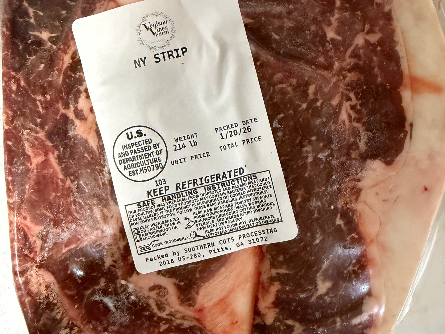 Wagyu x Angus NY Strip Steak