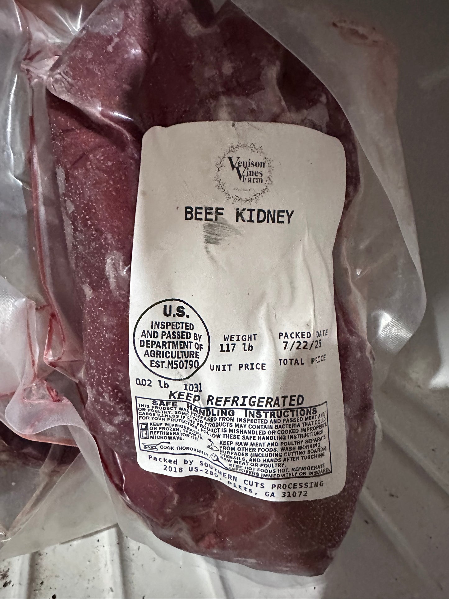 Beef Kidney