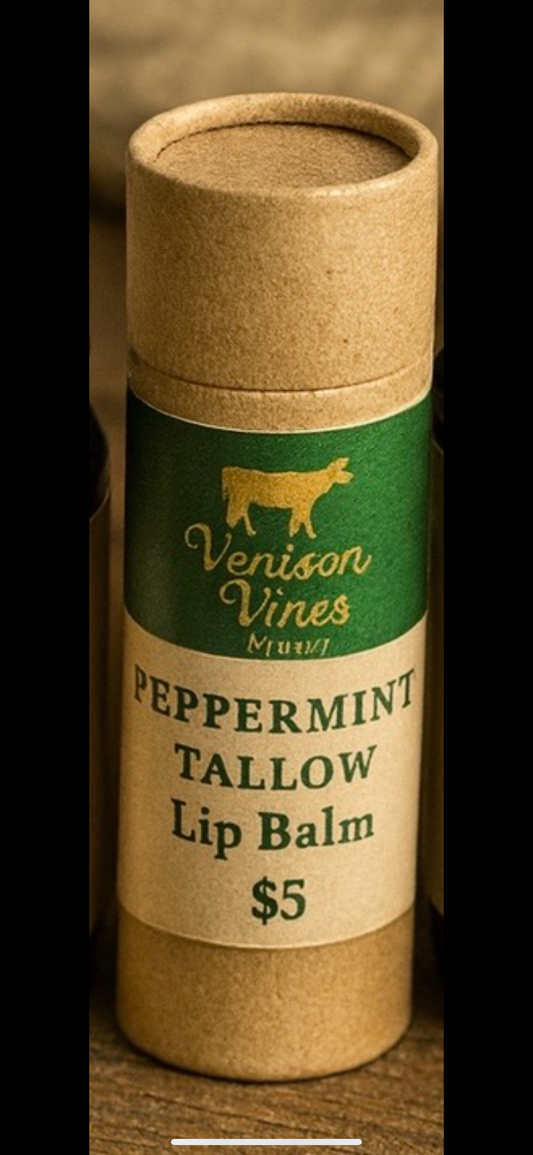Peppermint Tallow lip balm